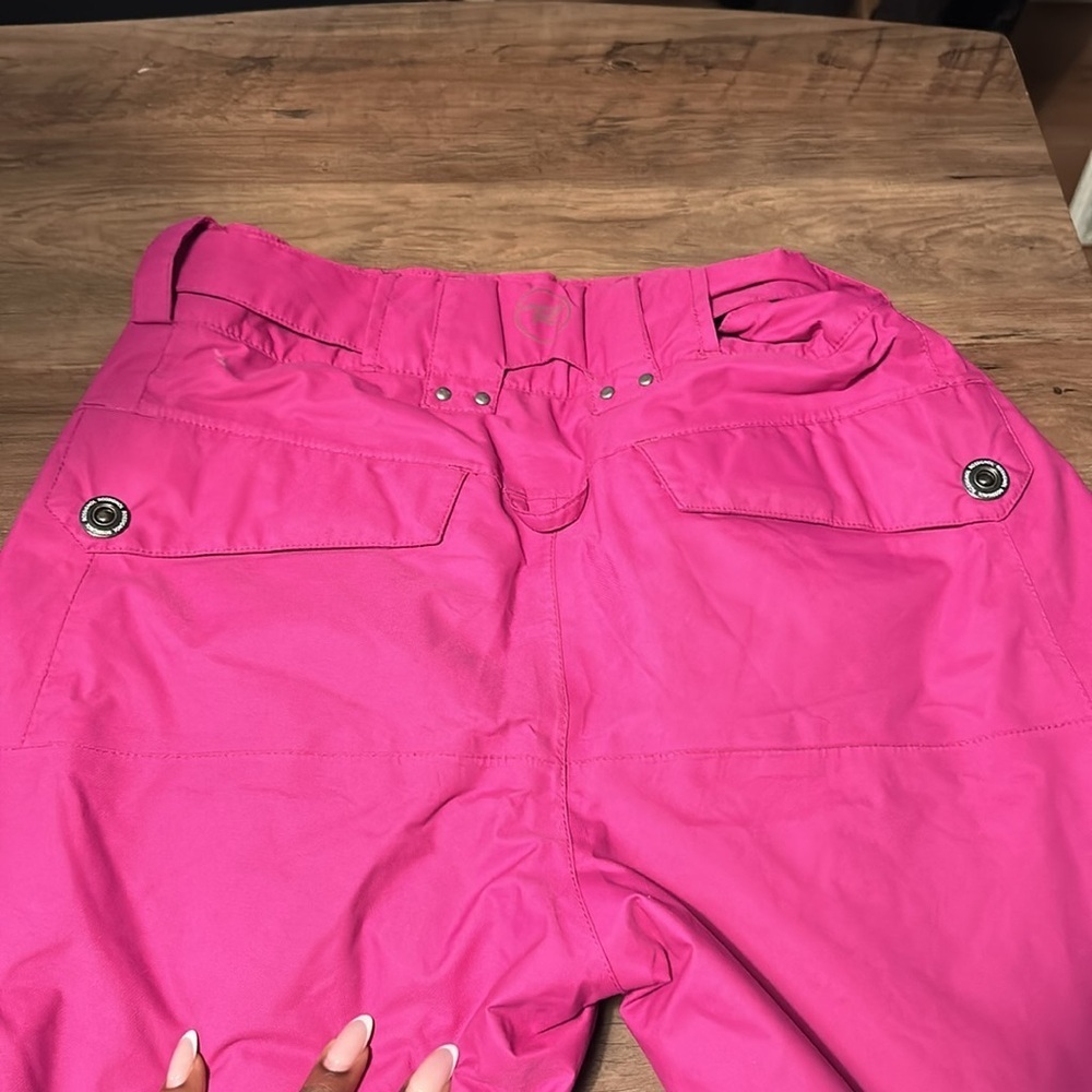 Rossignol Pink Ski Snow Pants Adjustable Velcro sides - Picture 4 of 4